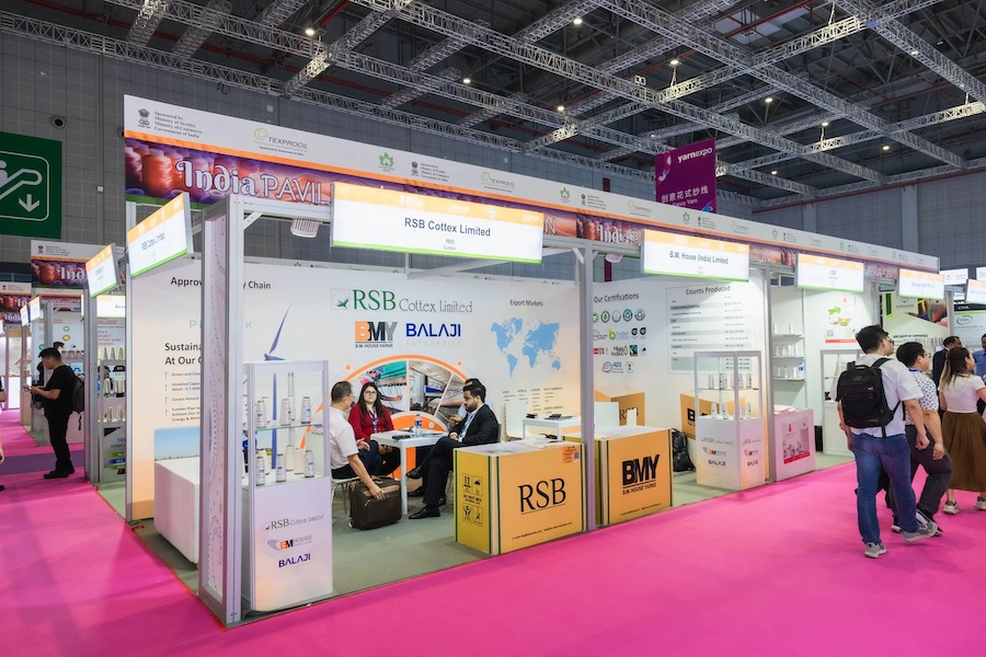 Indian Pavillon at Yarn Expo © 2025 Messe Frankfurt