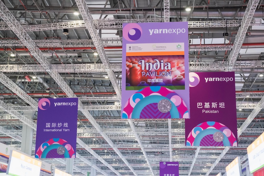 Country Pavillon teaser at Yarn Expo © 2025 Messe Frankfurt