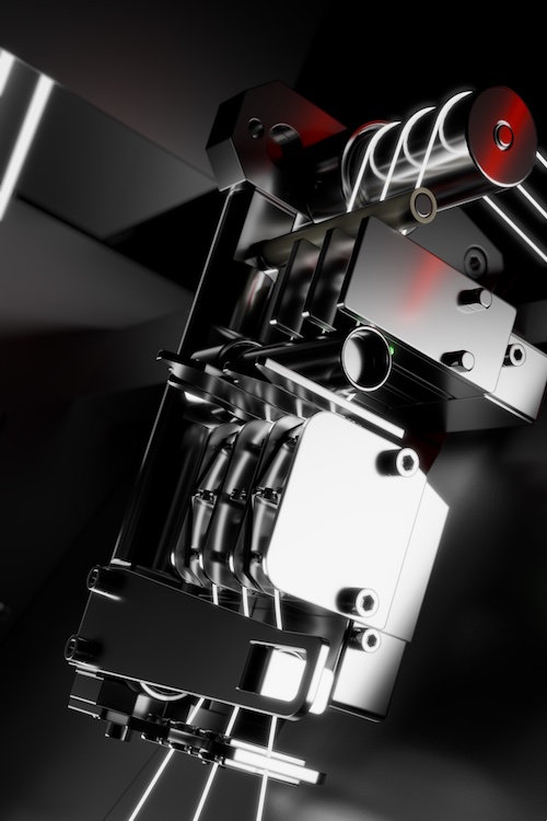 Neumag’s FiberGuard BCF – an intelligent system combining sensors and software – measures yarn tension between the twisting and winding stages in real time. © 2026 Barmag