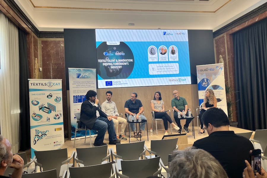 Discussions on stage were part of the Addtex project. © 2025 IVGT