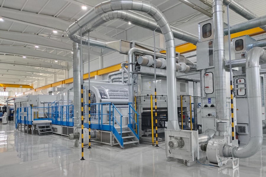 neXline spunlace line by ANDRITZ Nonwoven in International Paper LLC Uzbek’s plant in Tashkent, Uzbekistan © 2025 ANDRITZ