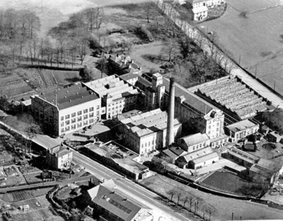 Aerial view of the early days of Phoenox Textiles Ltd., UK  © 2026 Brückner