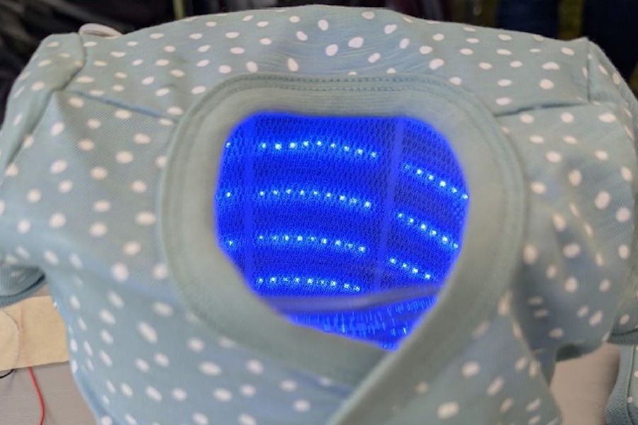 Sensor-controlled neonatal jaundice bodysuit for phototherapy ©FILK Freiberg Institute