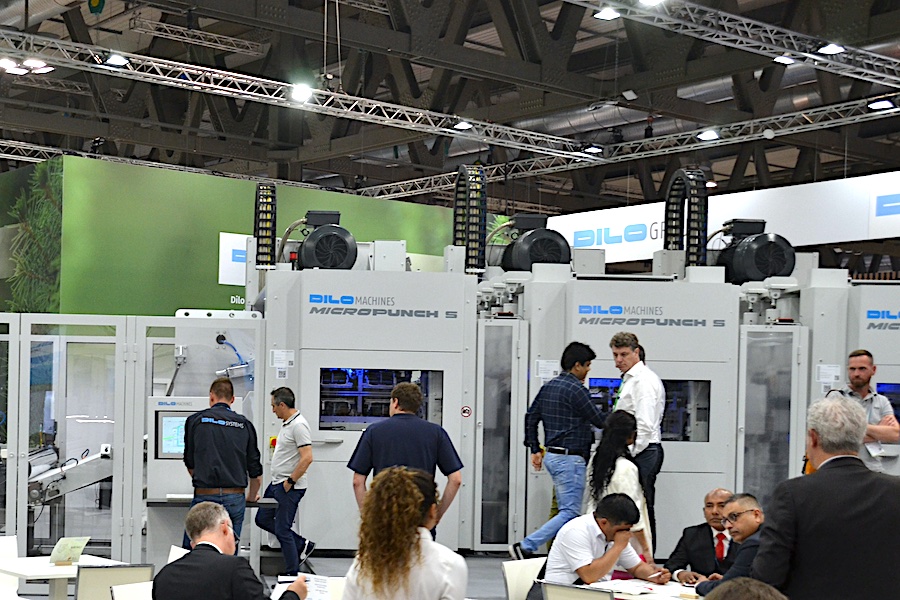 Dilo MICROPUNCH line at ITMA 2023 © 2025 TexData International