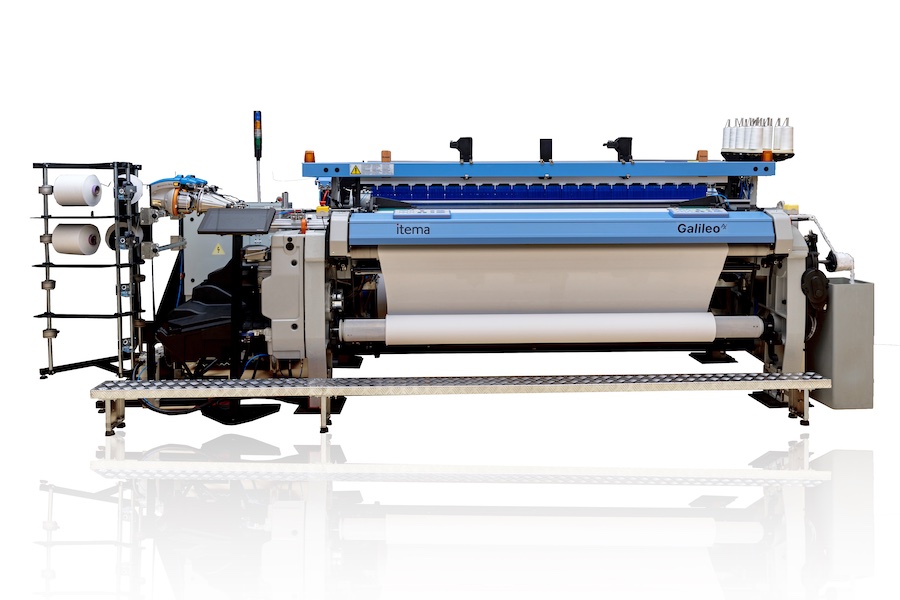 The brand-new itema Galileo-AX airjet weaving machine © 2025 itema Group