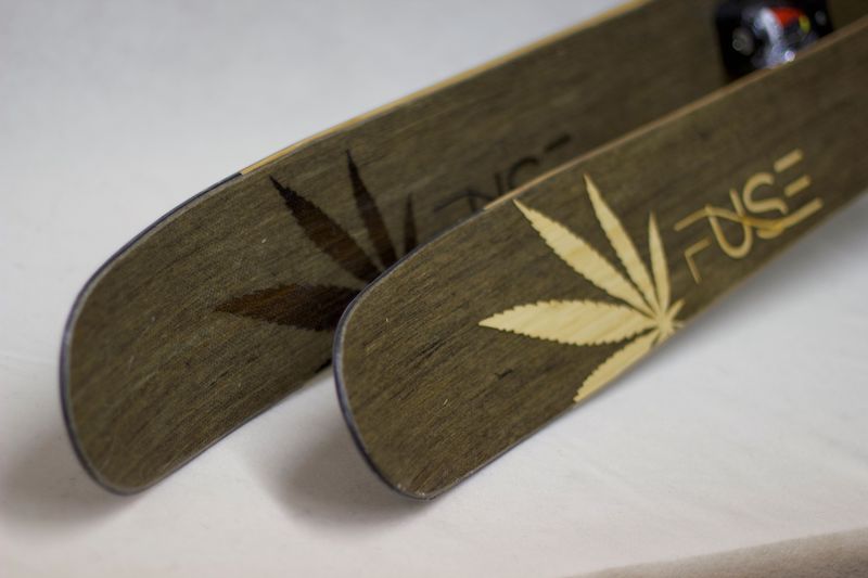 Snowboard made from flax © 2024 KARL MAYER