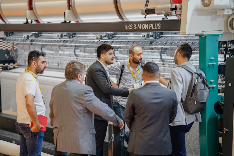 The KARL MAYER GROUP is pleased about ITM participation with intensive technical exchange © 2024 KARL MAYER