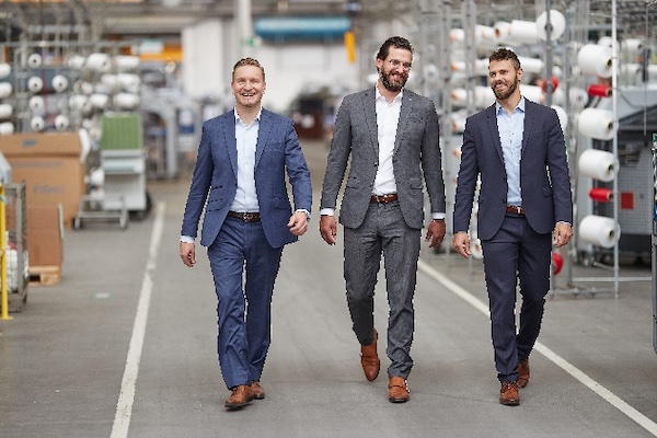 Fourth generation: Marcus, Sebastian und Benjamin Mayer (from left to right). Sebastian Mayer is spart of the management team jointly led by Benjamin und Marcus Mayer. © 2025 Mayer & Cie.