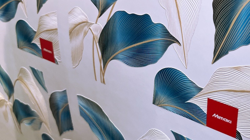 Application created with one of Mimaki’s LED-UV printer, the UCJV330-160 © 2025 Mimaki