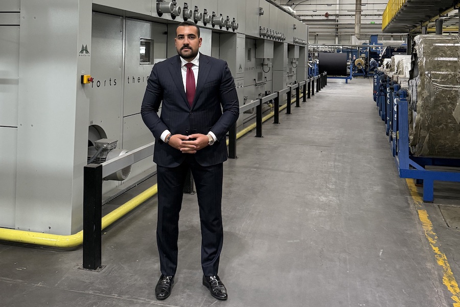 Altoteks owner Mehmet Ucar: “Monforts Thermex technology is one of the cornerstones of our expertise.”  © 2025 Monforts