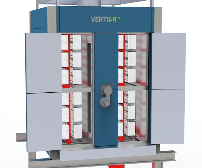  VertiDry fully contactless and energy optimised convection dryer © 2026 Monforts