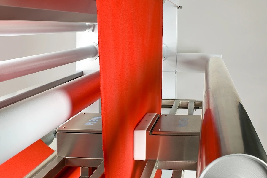 The Matex Eco Applicator is one of a number of energy and resource saving modules available for retrofitting. © 2026 Monforts