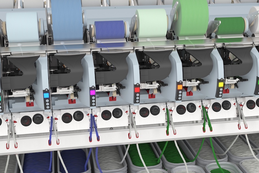 Autocoro Duo Sliver feeding concept © 2025 Saurer