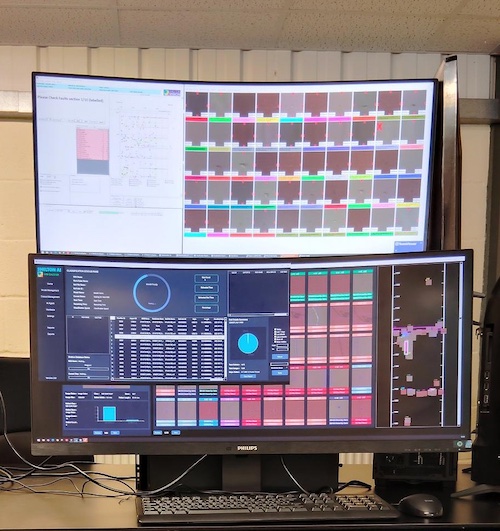 The Shelton Vision stand-alone AI Classifier and review station. © 2025 Shelton Machines