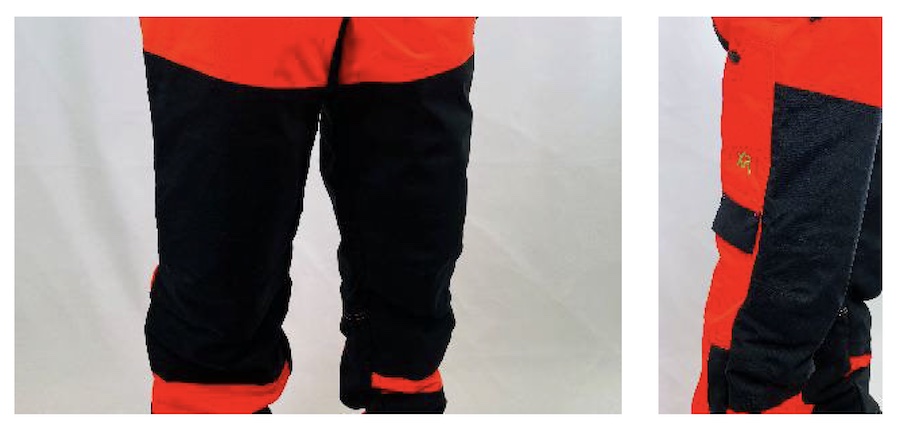 Special spacer fabrics provide impact protection that can cushion the im-pact of a wild boar attack by up to 20 per cent. Stab and cut protection are also guaranteed. © 2026 STFI