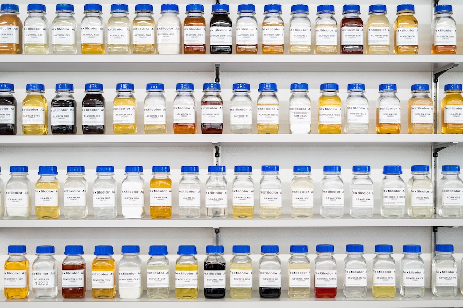 Textilcolor’s product range covers the entire textile process chain. © 2025 Textilcolor AG