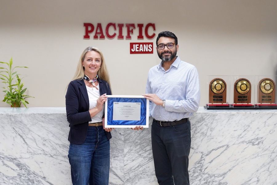 Alice Tonello, R&D Marketing Director of Tonello and Mr. Syed M. Tanvir, Managing Director of Pacific Jeans © 2025 Tonello