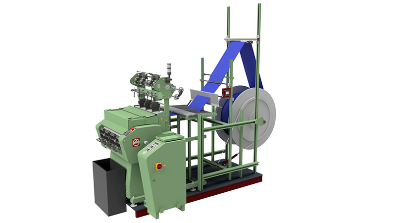 Crealet KAST ECR on a Jakob Müller narrow fabric loom