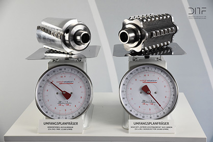 Award-winning planer cutter in extremely lightweight construction. (c) 2024 DITF