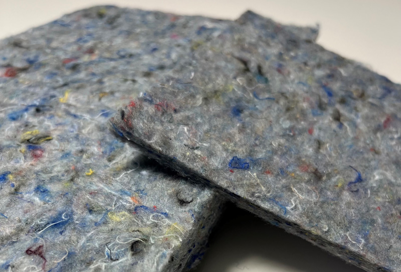 © Photo: Indorama Ventures / ALTEX | Nonwovens made from torn fibers obtained from out of use Trevira CS fabrics