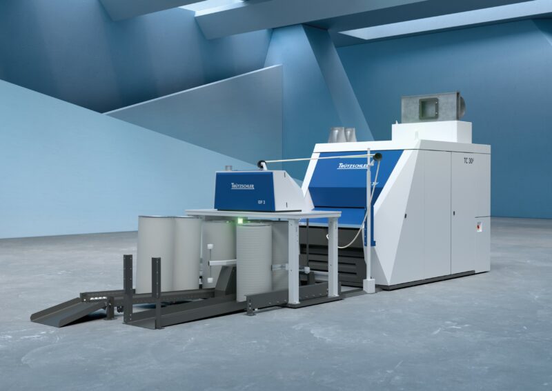 The TC 30i and the IDF 3 will be shown in full-size display at the booth © 2024 Trützschler