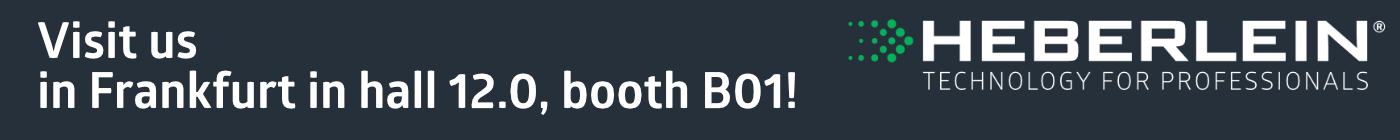 HEBERLEIN TECHNOLOGY FOR PROFESSIONALS  - Techtextil Hall 12.0 Booth B01!